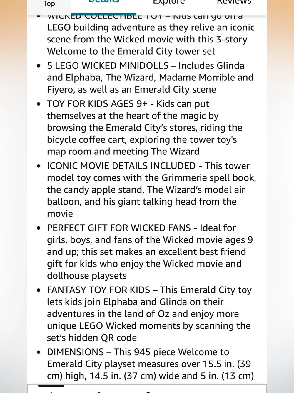 Lego Wicked Welcome to Emerald City Set Used